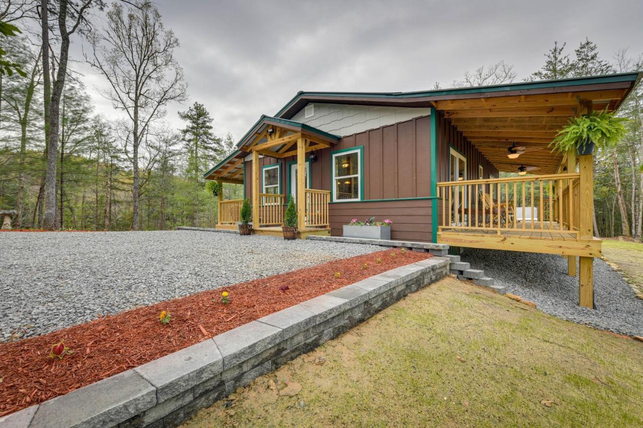 Scenic Murphy Cabin With Hot Tub, Fire Pit And Views Eksteriør billede