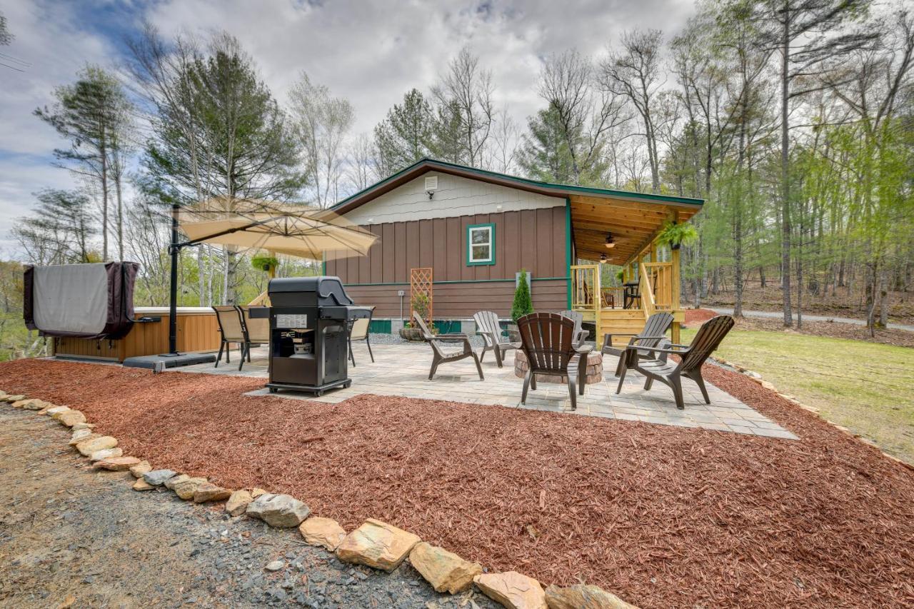 Scenic Murphy Cabin With Hot Tub, Fire Pit And Views Eksteriør billede