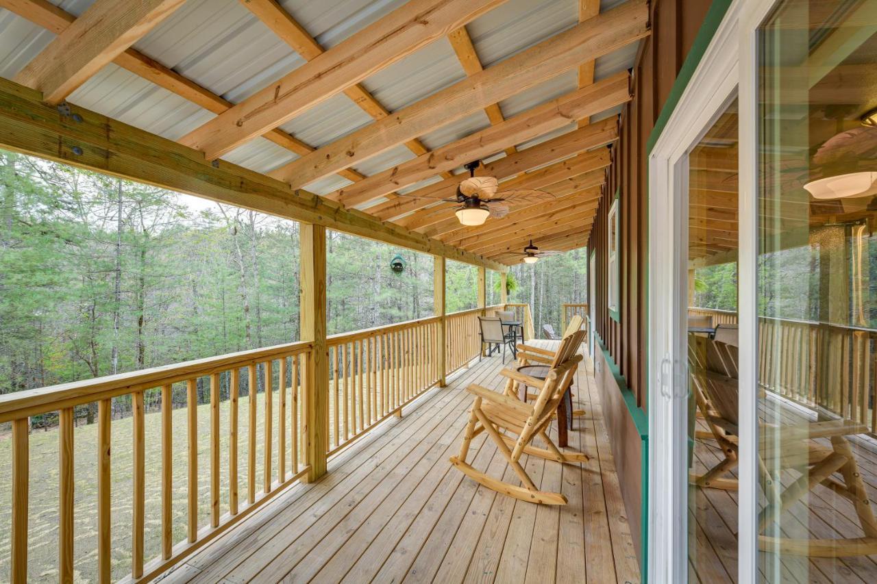 Scenic Murphy Cabin With Hot Tub, Fire Pit And Views Eksteriør billede
