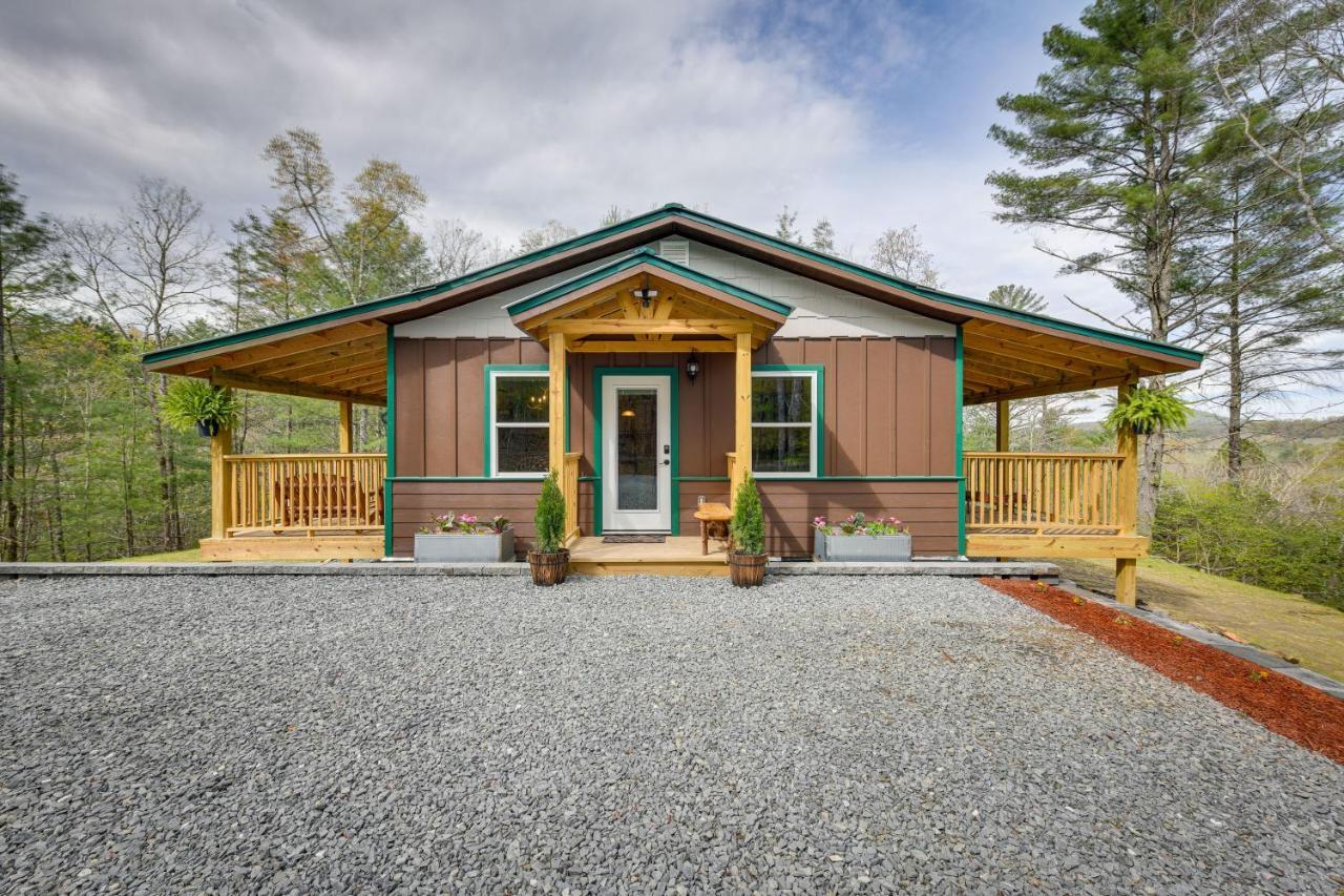 Scenic Murphy Cabin With Hot Tub, Fire Pit And Views Eksteriør billede