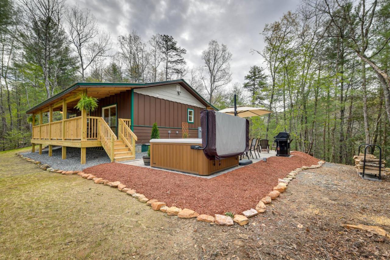 Scenic Murphy Cabin With Hot Tub, Fire Pit And Views Eksteriør billede