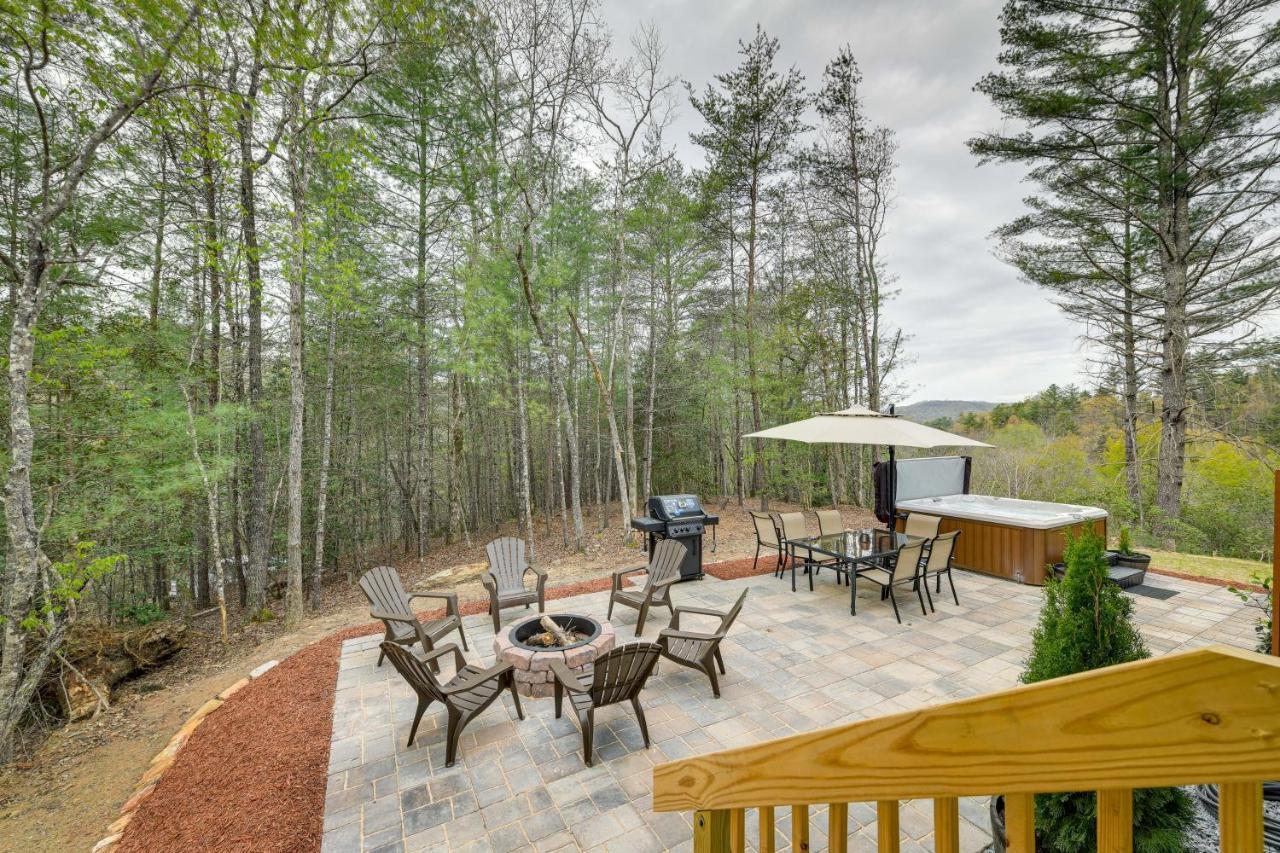 Scenic Murphy Cabin With Hot Tub, Fire Pit And Views Eksteriør billede